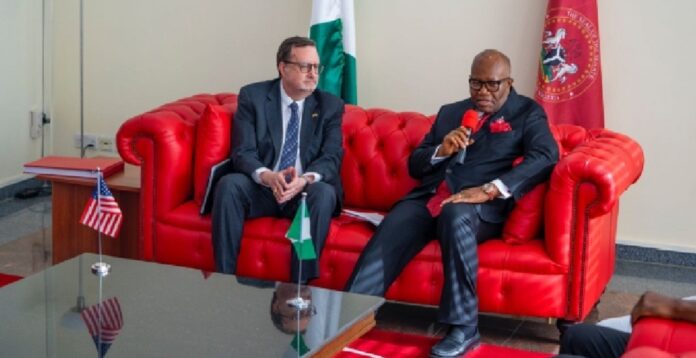 Akpabio receives US ambassador