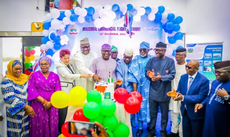 Oyebanji makes history as first commercial flight lands at Ekiti Airport