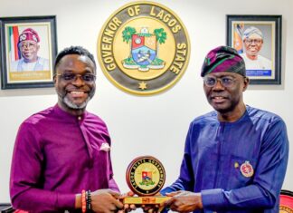 PHOTOS: MIPAD FOUNDER/CHAIRMAN PAYS COURTESY VISIT, PRESENTS 2025 MOST INFLUENTIAL GOVERNOR AWARD TO SANWO-OLU AT LAGOS HOUSE, MARINA ON THURSDAY, DECEMBER 18, 2025
