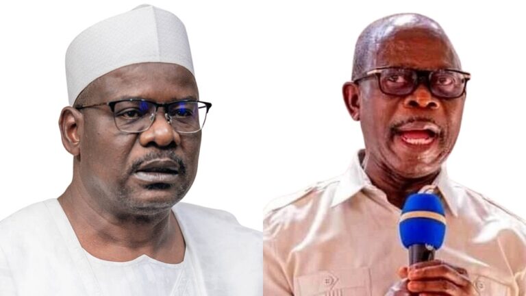 VIDEO: Ndume, Oshiomhole clash during Reno Omokri’s ambassadorial screening