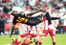 Osimhen’s bicycle kick secures 3-2 win for Galatasaray over Samsunspor