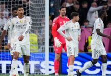 9-man Real Madrid crumble at home as Celta Vigo claim 2-0 win